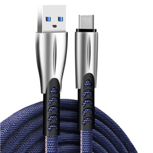 Kabel USB ColorWay USB-C - USB-C 1 m Niebieski (CW-CBUC012-BL) 2