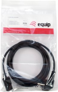Kabel zasilający Equip Equip 112121 kabel zasilające Czarny 3 m IEC C13 CEE7/7 5