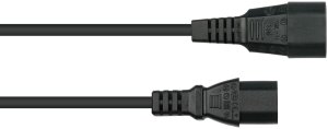 Kabel zasilający Alcasa Kabelmeister SK0130-S018 kabel zasilające Czarny 1,8 m Wtyczka zasilająca typu E+F IEC C13 2