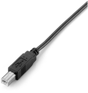 Kabel USB Equip USB-A - USB-B 2 m Czarny (128864) 2