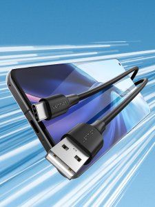 Kabel USB Vention USB-A - USB-C 0.5 m Czarny (CTHBD) 4