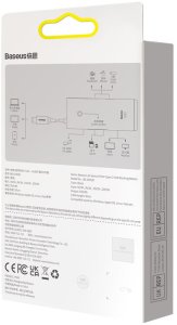 HUB USB Baseus Lite Series 1x SD 1x USB-C 1x microSD 1x HDMI  + 2x USB-A 3.2 Gen1 (WKQX050101) 6