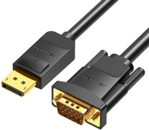 Vention HBLBG adapter kablowy 1,5 m DisplayPort VGA (D-Sub) Czarny 1