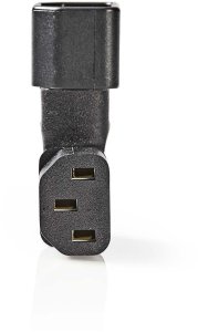 Nedis CEGB11903BK zmieniacz płci / kabli IEC-320-C13 IEC-320-C14 Czarny 2