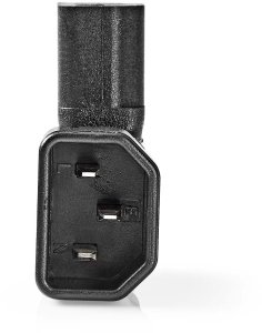Nedis CEGB11903BK zmieniacz płci / kabli IEC-320-C13 IEC-320-C14 Czarny 4
