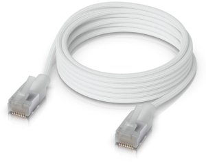 Ubiquiti UACC-Cable-Patch-EL-C6A-2M-W kabel sieciowy Półprzezroczysty, Biały Cat6a 2