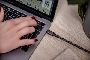 Kabel USB Newell USB-C - USB-C 2 m Grafitowy 6