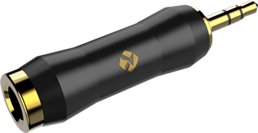 Adapter AV Roxtone ROXTONE RA3MJ3JF redukcja gniazdo jack stereo 6,3mm - wtyk minijack 3,5mm 2