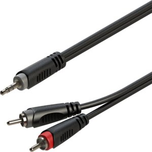 ROXTONE SAYC150L3 kabel audio 3m 1x wtyk minijack 3,5mm - 2x wtyk RCA 1