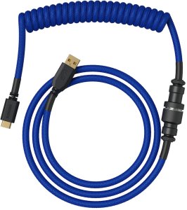 Kabel USB Glorious USB-A - USB-C 1.4 m Niebieski (GLO-KB-ACC-CBL-COIL-CBLU) 2