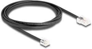 Delock DeLOCK 88036 kabel telefoniczny 2 m Czarny 2