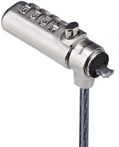 Linka zabezpieczająca StarTech StarTech SNBLC4D-LAPTOP-LOCK zapięcie do kabli Czarny, Srebrny 2 m 2