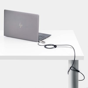Linka zabezpieczająca StarTech StarTech SNBLC4D-LAPTOP-LOCK zapięcie do kabli Czarny, Srebrny 2 m 7