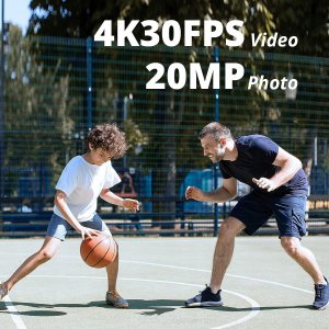Kamera AKASO Zestaw Brave 4 Pro Action Cam 4K30FPS 20MP 64GB kamera sportowa 10