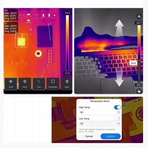 Hikmicro HIKMICRO Mini2PlusV2 kamera termowizyjna iOS Android 256x192px 25Hz 6