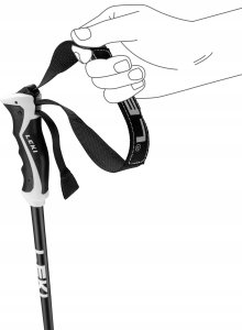 LEKI KIJE NEOLITE black 120 3