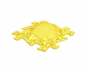 Mata Sensoryczna Ortopedyczna Zestaw 5w1 Medium 5 Puzzli Sensoryka Muffik / Mfk-022-1 9