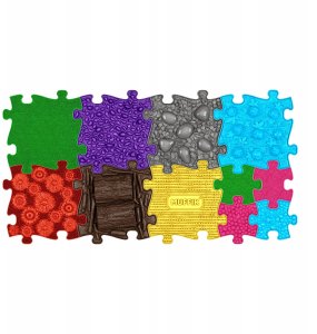 Mata Sensoryczna Ortopedyczna Zestaw 11w1 Medium 11 Puzzli Sensoryka Muffik / Mfk-021-01 4