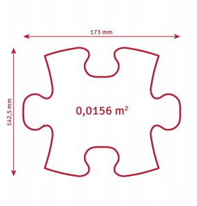 Mata Sensoryczna Ortopedyczna Zestaw 11w1 Medium 11 Puzzli Sensoryka Muffik / Mfk-021-01 8