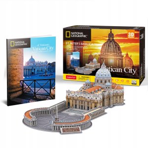 CUBIC FUN PUZZLE 3D NATIONAL GEOGRAPHIC BAZYLIKA ŚW. PIOTRA 1