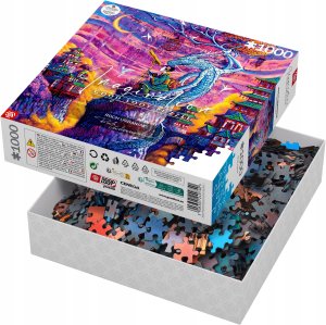 Good Loot Good Loot Puzzle: Imagination - Roch Urbaniak - Sakura i Ryu (1000 elementów) 5