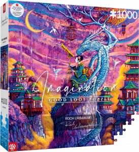 Good Loot Good Loot Puzzle: Imagination - Roch Urbaniak - Sakura i Ryu (1000 elementów) 6