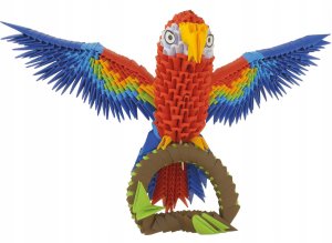 Origami 3D Papuga 28461 11
