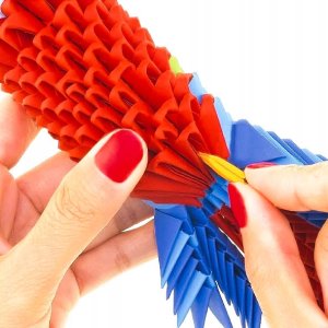 Origami 3D Papuga 28461 8