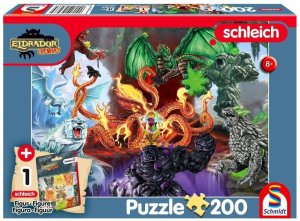 Puzzle 200 Straszne stworzenia + figurka G3 EDUKAMP 1