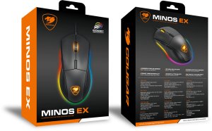 Mysz Cougar COUGAR Gaming Maus MINOS EX RGB przewodowa czarna 8