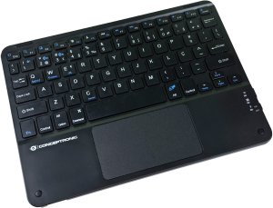 Klawiatura Conceptronic CONCEPTRONIC Wireless klawiatura, układ portug. 10" czarny 2