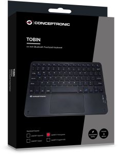 Klawiatura Conceptronic CONCEPTRONIC Wireless klawiatura, układ portug. 10" czarny 4