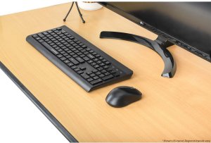 Klawiatura + mysz Manhattan MANHATTAN Zestaw klawiatury i myszy bezprzewodowej MWK7350 czarny 3