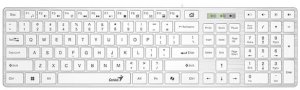 Genius SlimStar 126 COPILOT, klawiatura CZ/SK, klasyczna, przewodowa (USB), bia�a 1