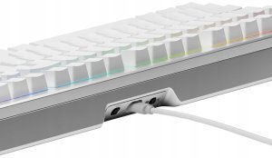 Klawiatura Glorious GMMK 3 Pro 100 % Custom klawiatura do gier - Pre-Built, ANSI (US), Fox Switches, srebrny 5