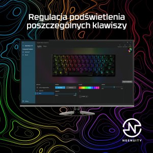 HyperX Klawiatura gamingowa 60 Alloy Origins AQUA 14