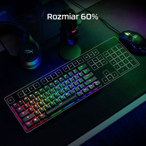 HyperX Klawiatura gamingowa 60 Alloy Origins AQUA 4