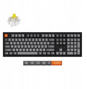 Keychron - K10 Max QMK Wireless Mechanical Keyboard - Klawiatura Mechaniczna Fully Assembled / White Backlight / Keychron Super Banana 1