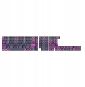 Keychron - Double Shot PBT OSA Full Set Keycap Set - Keycapy o profilu OSA Fioletowy Full Set 1