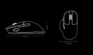 Mysz Keychron M7 1K biała (M7-A24) 9