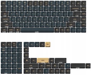 Keychron - Low Profile Double Shot PBT LSA Keycap Set Version 2 - Keycapy do klawiatur niskoprofilowych Knight Full Set 3