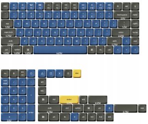 Keychron - Low Profile Double Shot PBT LSA Keycap Set Version 2 - Keycapy do klawiatur niskoprofilowych Royal Full Set 3