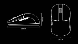 Mysz Keychron Keychron - M4 Wireless Mouse White / 1000 Hz 7