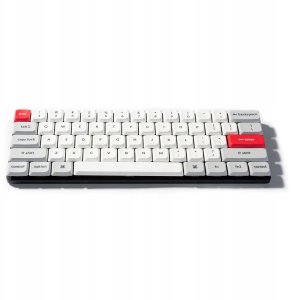 Keychron Keychron - Low Profile Dye-Sub PBT LSA Full Set Keycap Set - Keycapy do klawiatur niskoprofilowych Light Gray and White Full Set 4