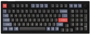Keychron - V5 QMK Custom Mechanical Keyboard - Klawiatura mechaniczna Carbon Black Keychron K Pro Red Fully Assembled Knob 5