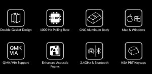 Klawiatura Keychron Q0 Max QMK Gateron Jupiter 7
