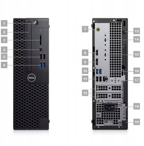 Komputer Dell KOMPUTER STACJONARNY Dell Optiplex 3070 SFF i7 16GB SSD W11 Kod EAN 6