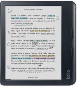 Kobo eBook-Reader eBookReader Libra Colour black Schwarz Bundle incl Stylus 2 (N428-KU-BK-K-BU) (N428KUBKKBU) 1