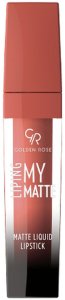 Golden Rose My Matte Lip Ink Matte Liquid Lipstick - Matowa pomadka do ust z wegańską formułą 5ml (21) 1