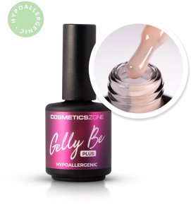 Hipoalergiczna baza żelowa do przedłużania Gelly BE Plus brzoskwiniowa - Skin Tone 15ml 1